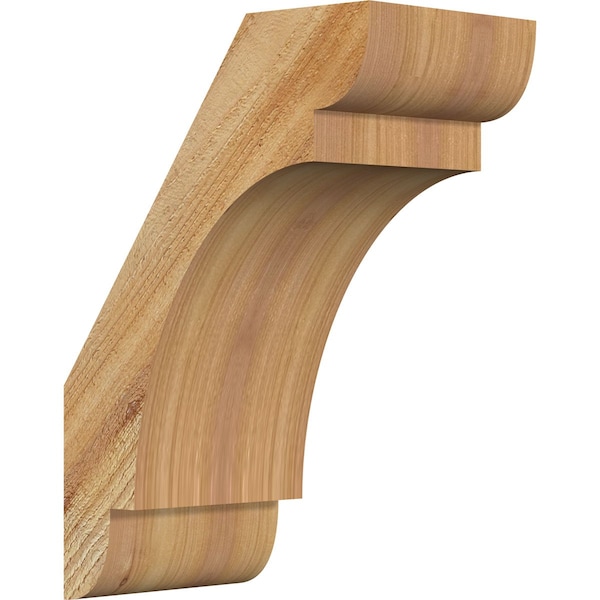 Ekena Millwork 6"W x 10"D x 14"H Olympic Rough Sawn Knee Brace, Western Red Cedar BRC06X10X14OLY00RWR - main